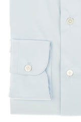 Azure Stretch Popeline Solid Shirt