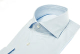 Azure Stretch Popeline Solid Shirt