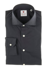 Blue Stretch Popeline Solid Shirt