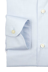 Azure Solid Popeline Shirt Handmade