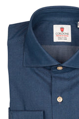 Denim Blue Shirt Handmade