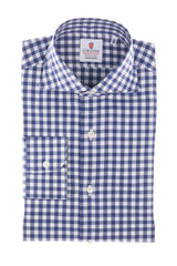 Camicia Quadri Twill Blue