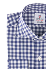 Check Twill Shirt Blue