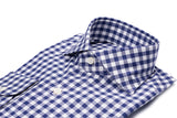 Camicia Quadri Twill Blue