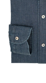 Dark Blue Denim Shirt