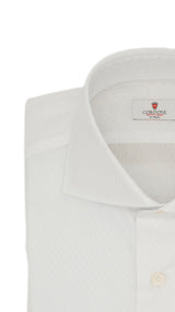 Dobby Shirt White Rhombs