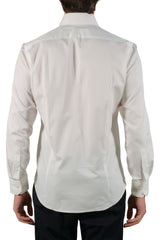 White Denim Shirt Handmade  - Italian Cotton - Handmade in Italy - VIP