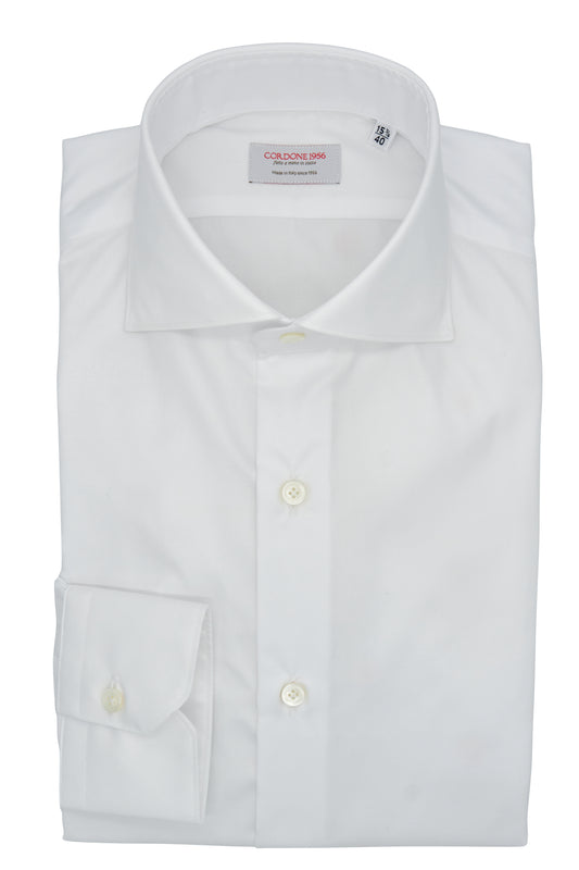 Elegant White Shirt - Italian Cotton - Handmade in Italy - VIP