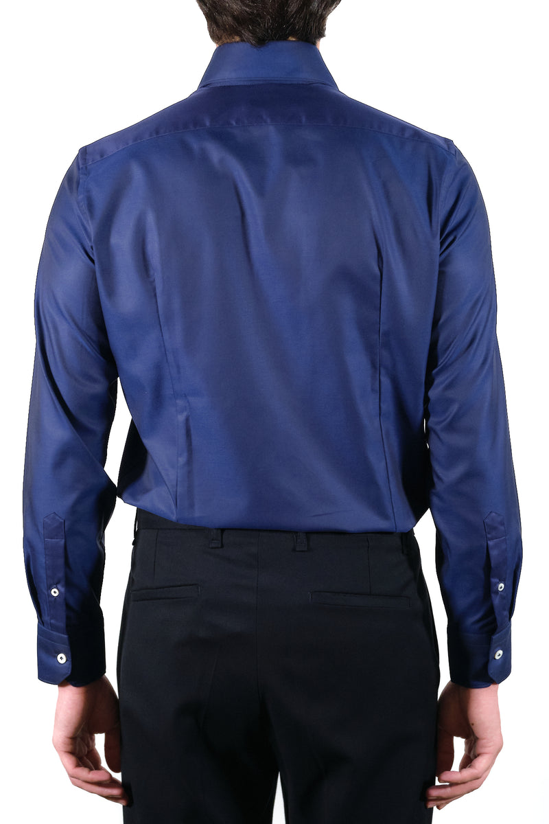 Easy Iron Blue Twill Shirt Slim Fit / M 41 - 16 Easy Iron Blue Twill Shirt Slim Fit / M 41 - 16