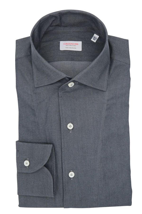 One Piece Gray Denim Shirt