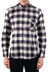 Monte Bianco Shirt - Italian Cotton Flannel  - Handmade in Italy