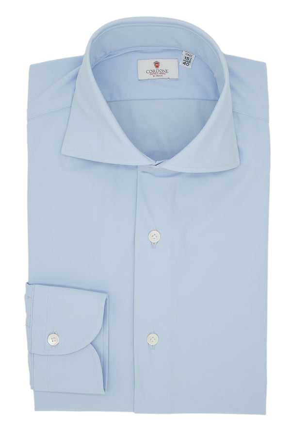 Azure No Iron Techincal Fabrics Shirt