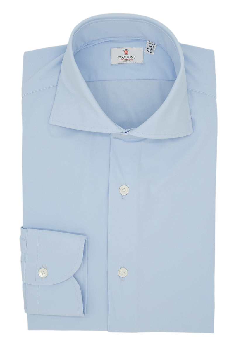 Azure No Iron Techincal Fabrics Shirt
