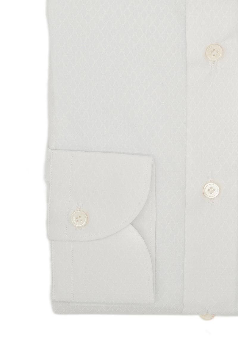 Dobby Shirt White Rhombs