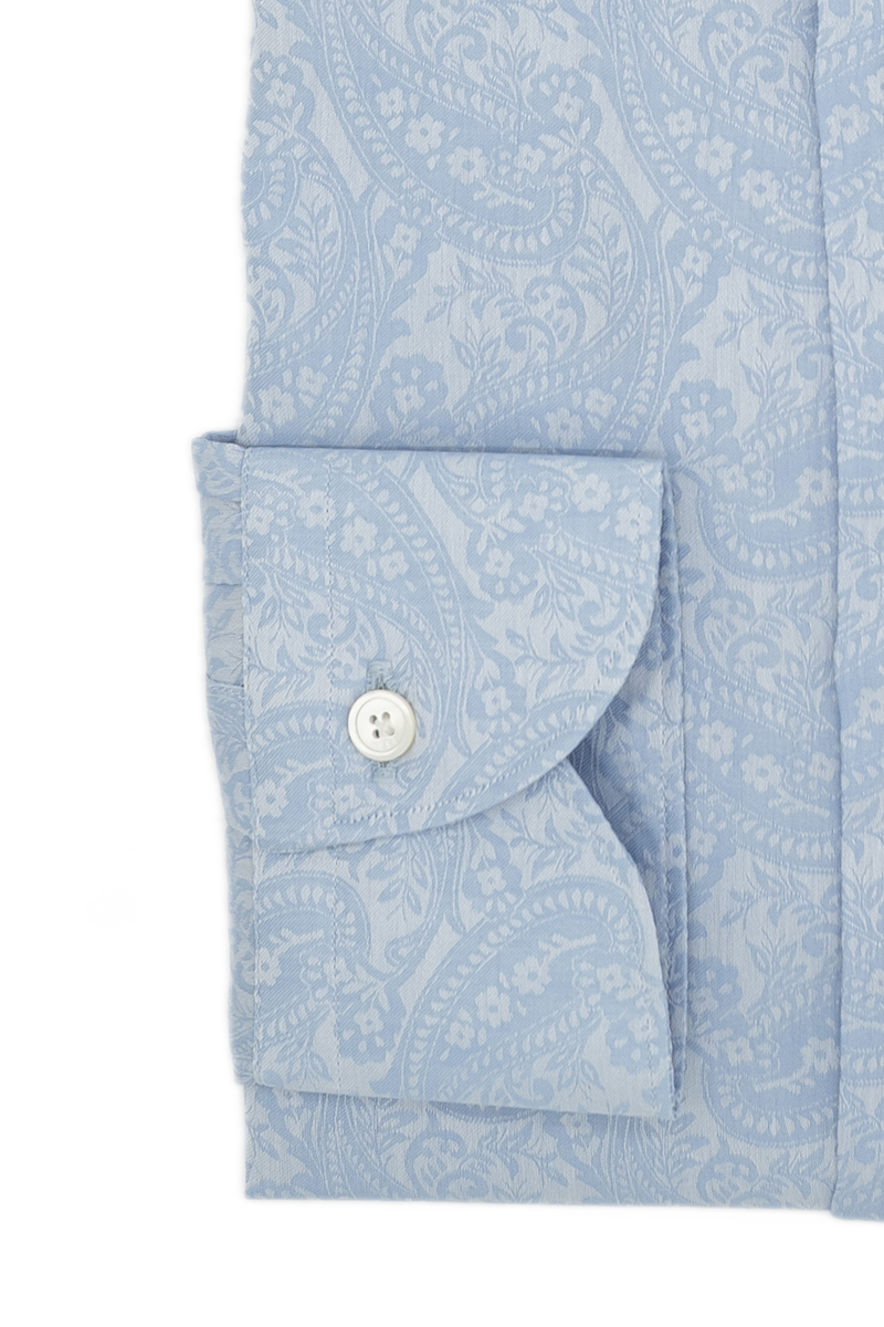 Dobby Shirt Azure Pasley