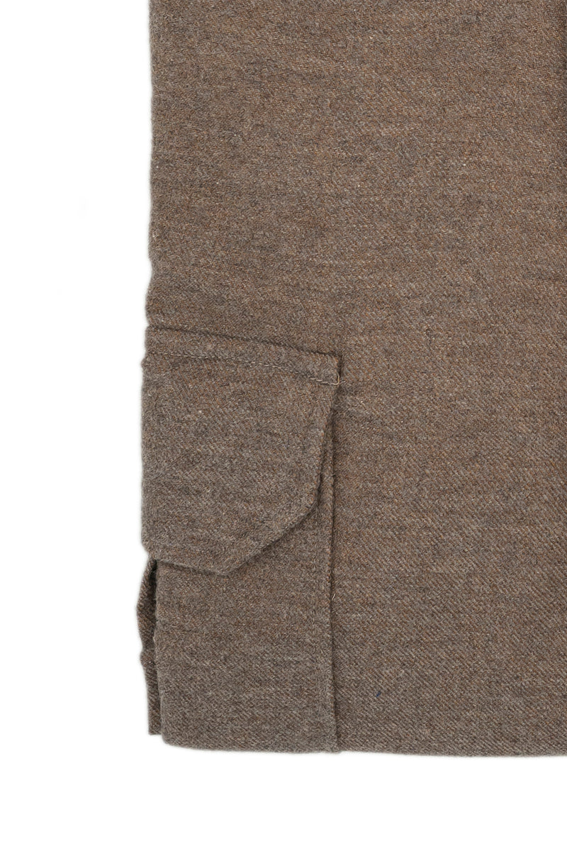 Safari Flannel Overshirt Brown