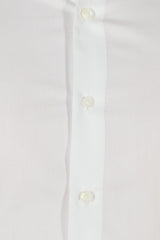Handmade White Twill Shirt- Italian Cotton - Handmade in Italy