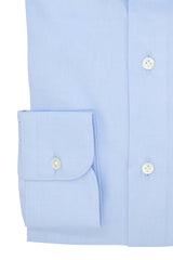 Oxford Azure Shirt - Italian Cotton - Handmade in Italy