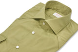 Green Tex Model Shirt - Italian Cotton - Handmade in Italy