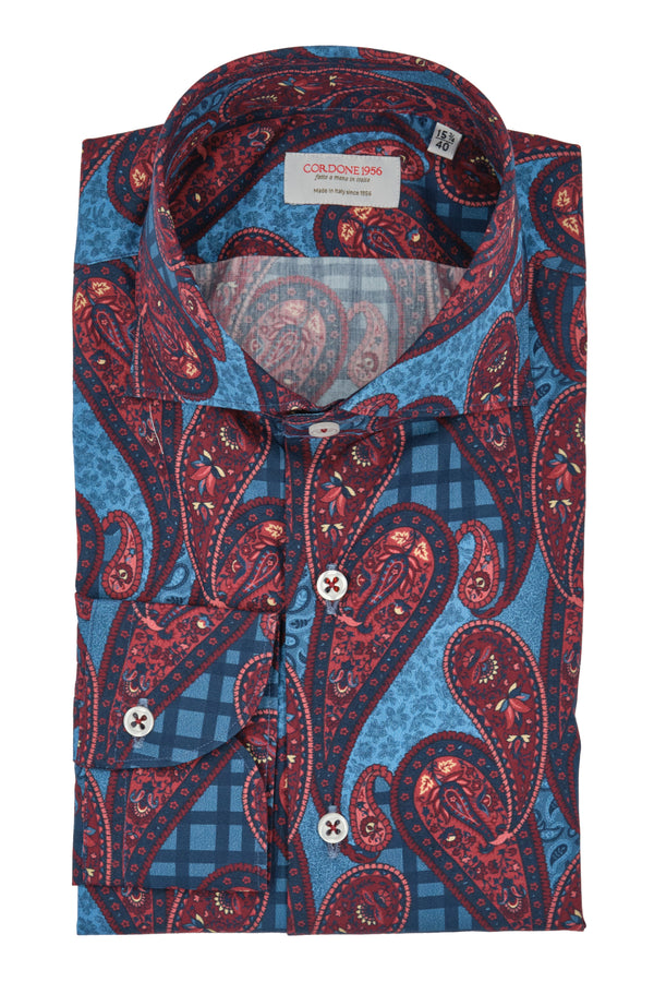 Vienna  Shirt - Italian Cotton  - Handmade in Italy