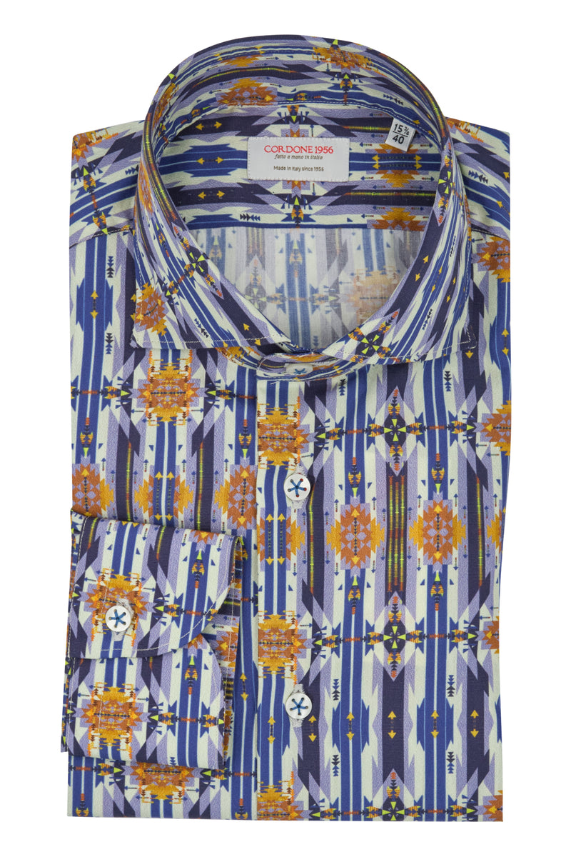 Fantasy  Shirt - Italian Cotton  - Handmade in Italy