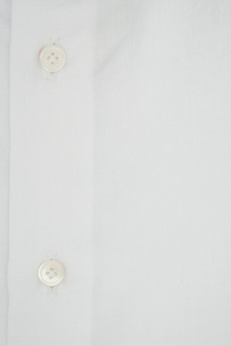 Dobby Shirt White Pasley