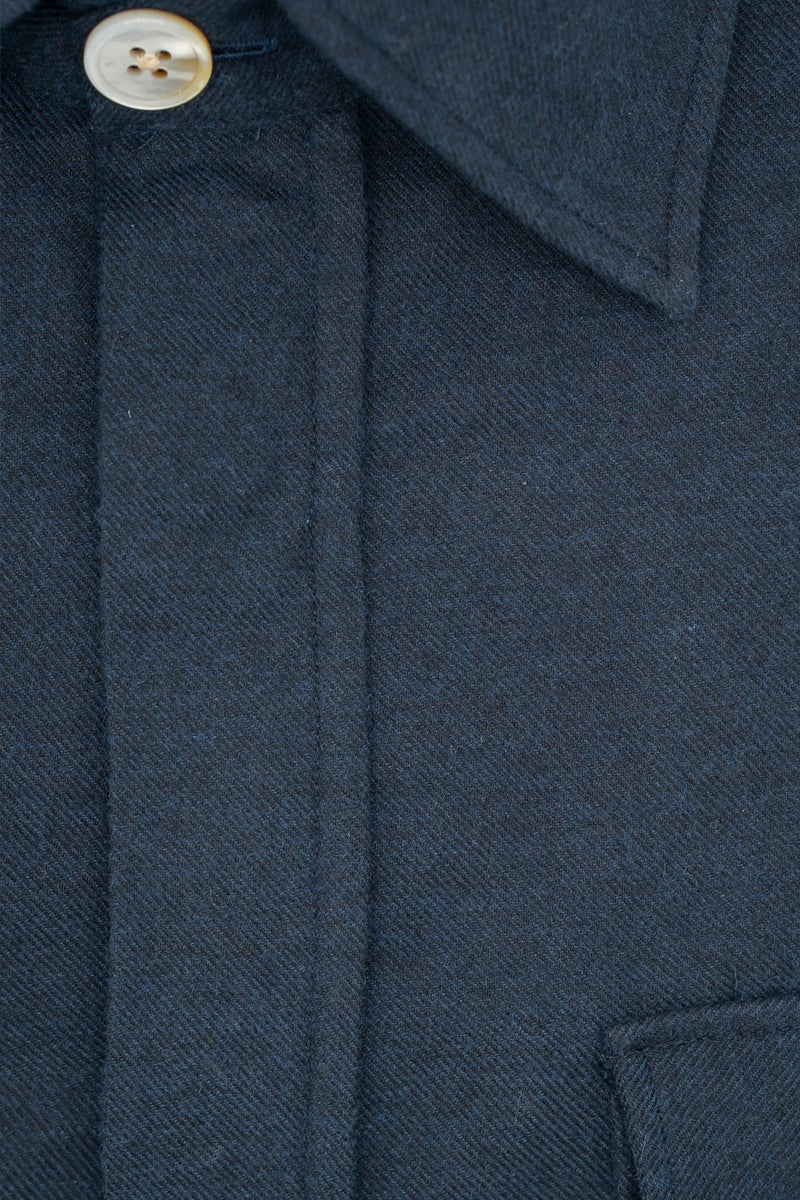 Safari Flannell Overshirt Blue