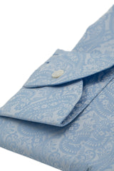 Dobby Shirt Azure Pasley