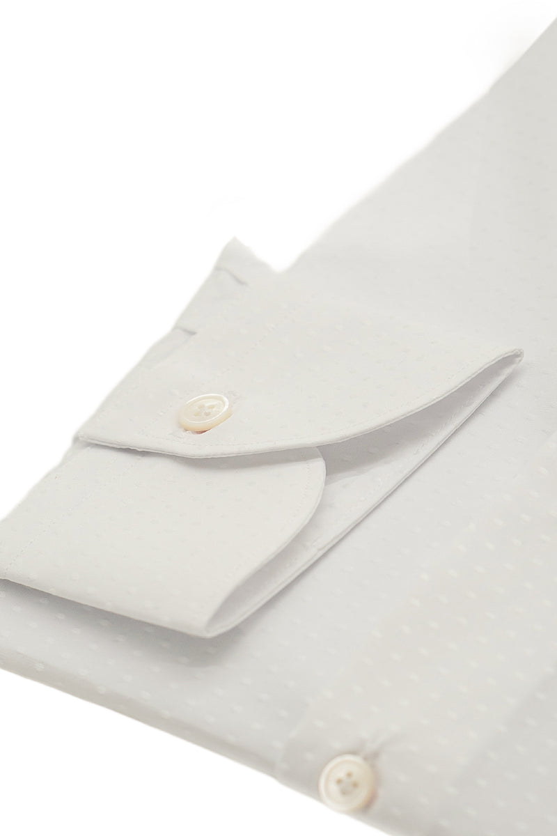 Dobby Shirt White Dots