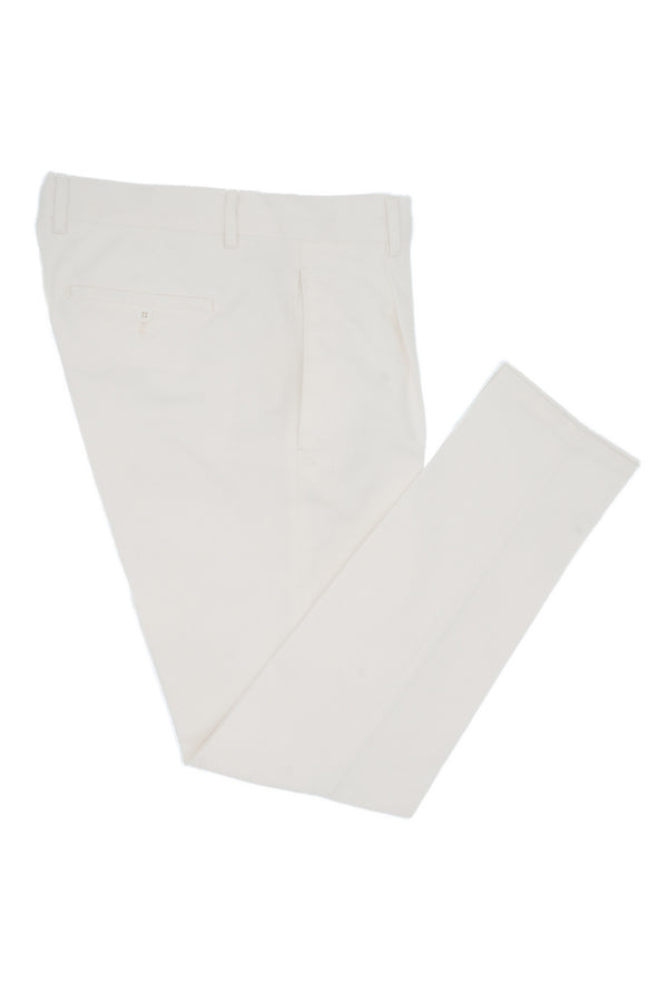 White Cotton Trousers
