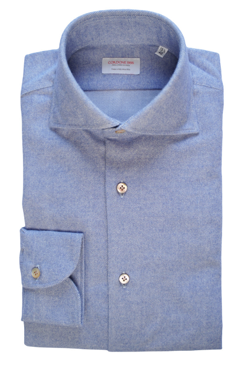 Mid Blue Flanell shirt