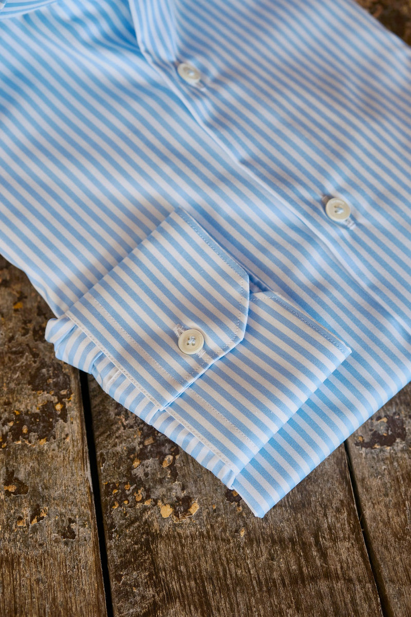 Easy Iron Striped Twill Shirt