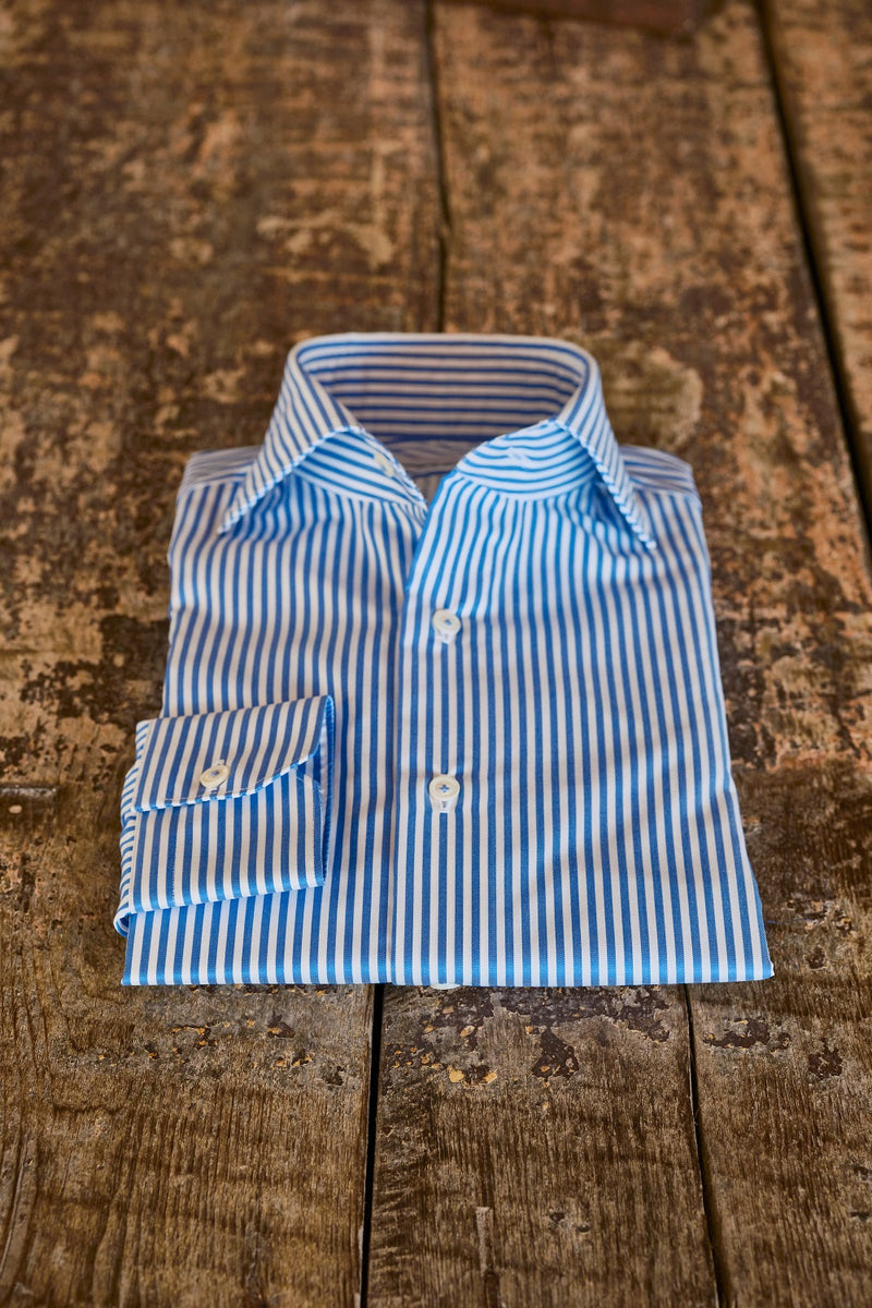 Easy Iron Striped Twill Shirt