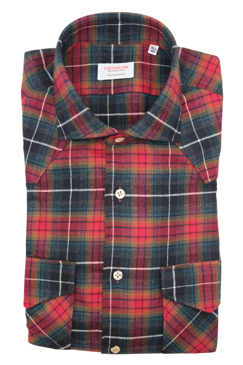 italian dress shirts Monte Rosa Shirt - Italian Cotton Flannel
