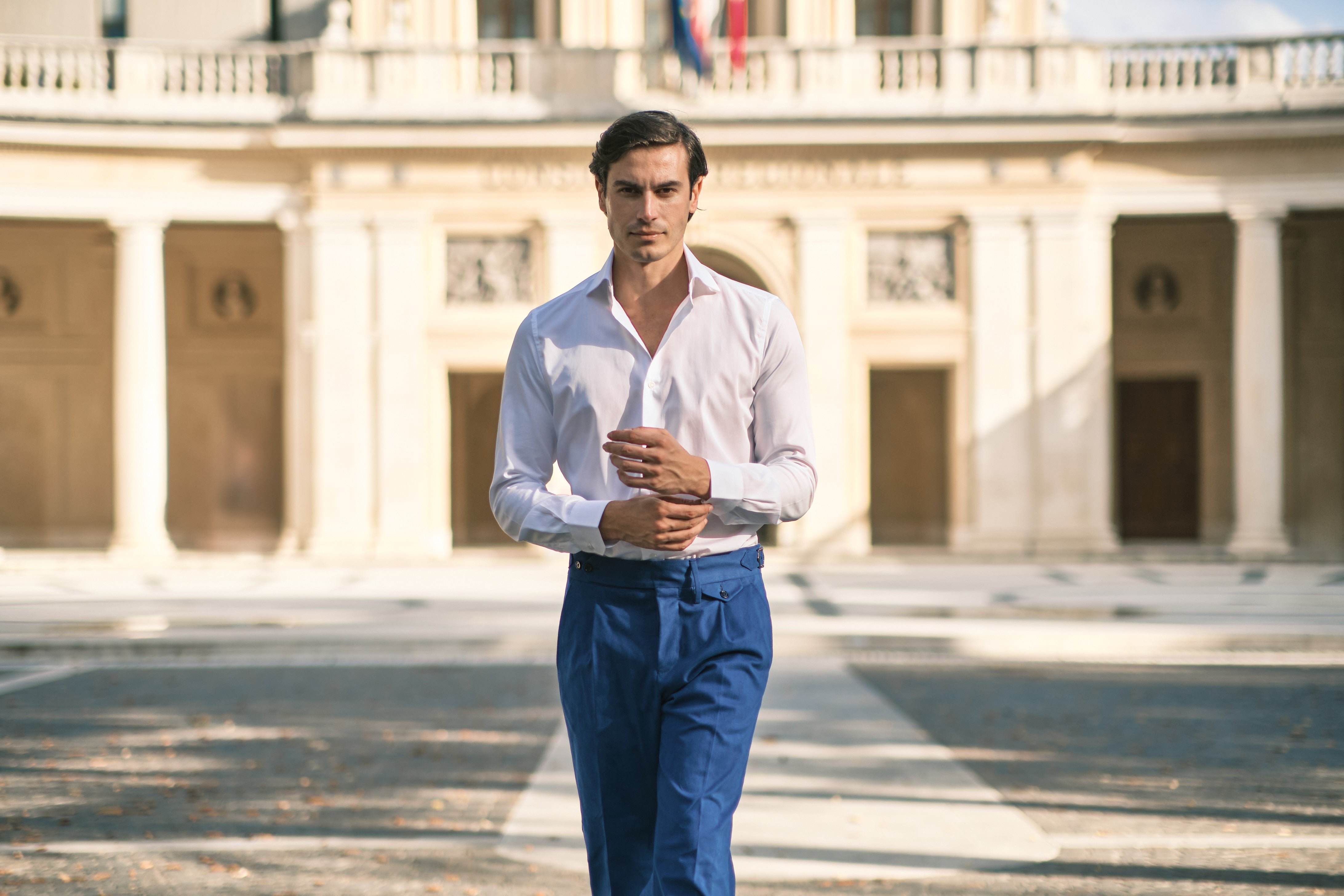 White Light Twill Solid Shirt – CORDONE1956