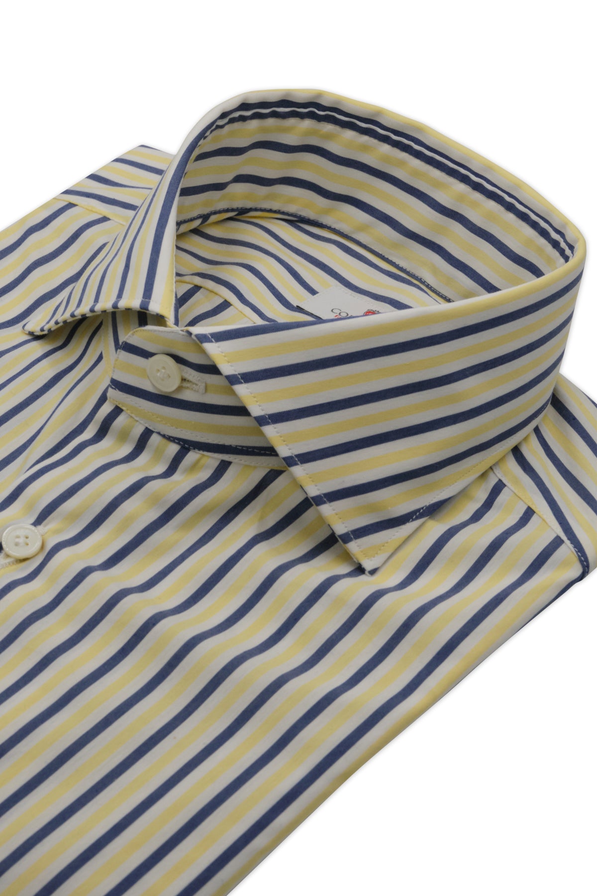 Narrow White Blue And Yellow Line Shirt - Outlet Narrow White Blue And Yellow Line Shirt - Outlet