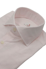 Pink narrow striped shirt
