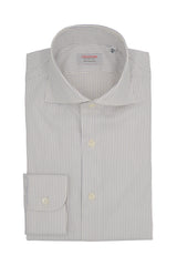 Narrow Blue Striped Poplin Shirt