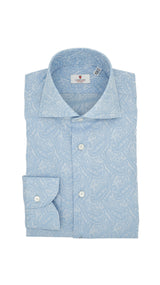 Dobby Shirt Azure Pasley