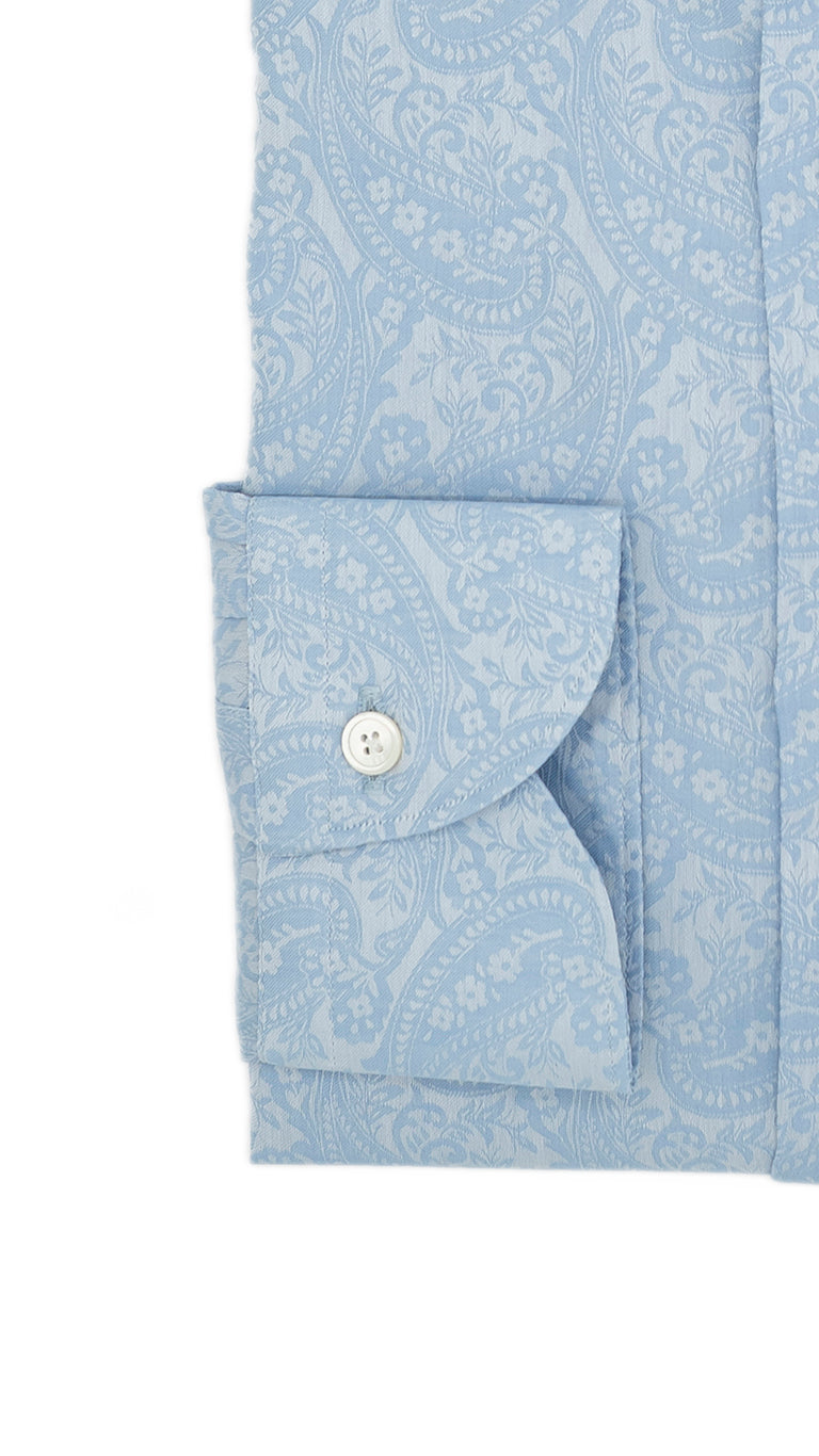 Dobby Shirt Azure Pasley