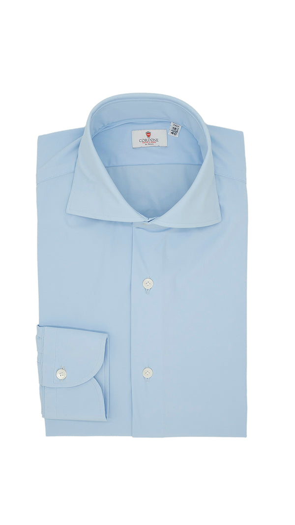 Azure No Iron Techincal Fabrics Shirt