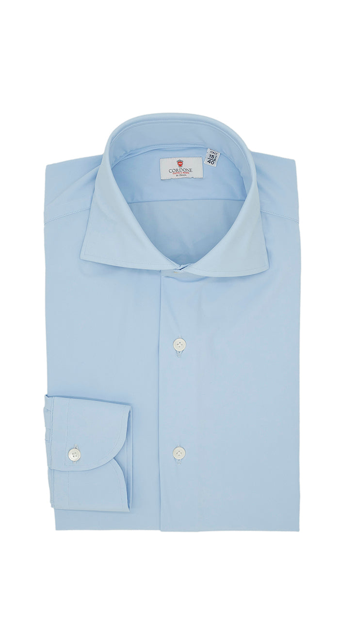 Azure No Iron Techincal Fabrics Shirt