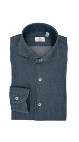 Dark Blue Denim Shirt