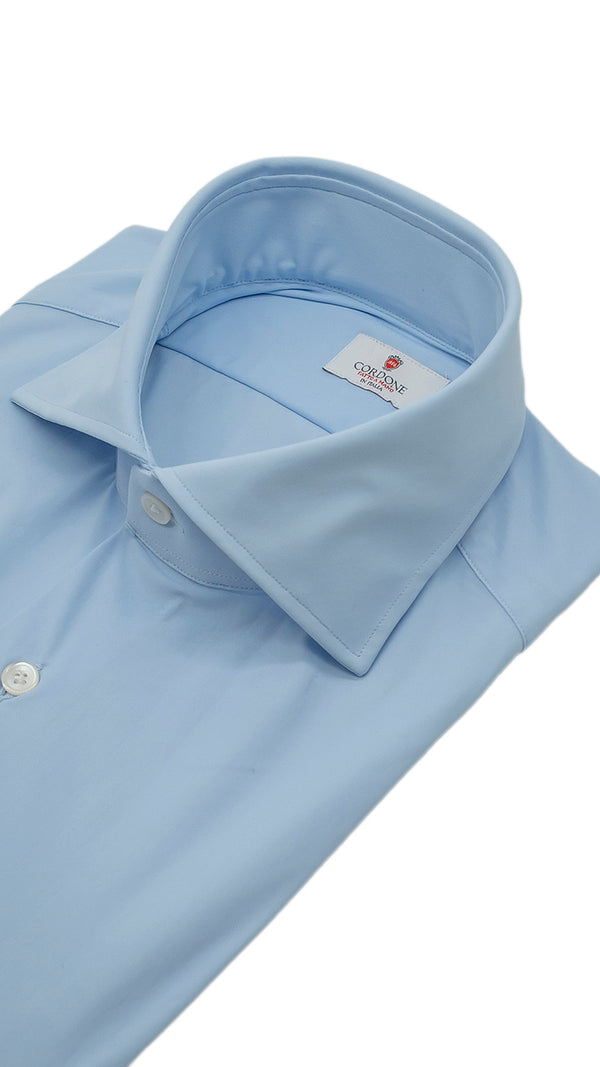 Azure No Iron Techincal Fabrics Shirt