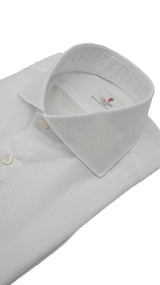 Dobby Shirt White Dots
