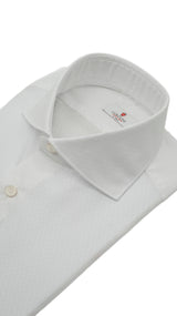 Dobby Shirt White Rhombs