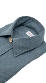 Safari Flannel Overshirt Azure