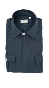 Safari Flannell Overshirt Blue