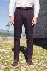 Blue Cotton Trousers