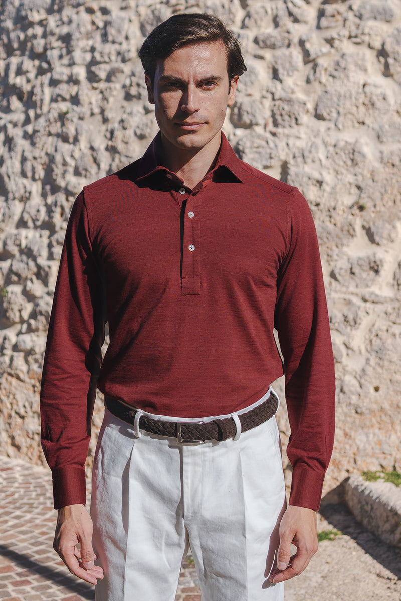 Polo Shirt Burgundy